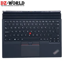 New Original UK English Base Portable Backlit Thin Keyboard for Lenovo Thinkpad X1 Tablet 1st  2nd Gen  01HX729 01AW629