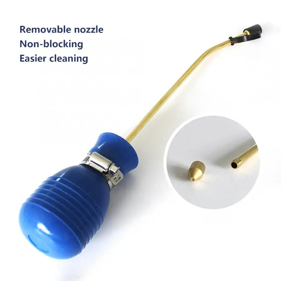 Распылитель порошка портативный Медный трубчатый распылитель ручной для