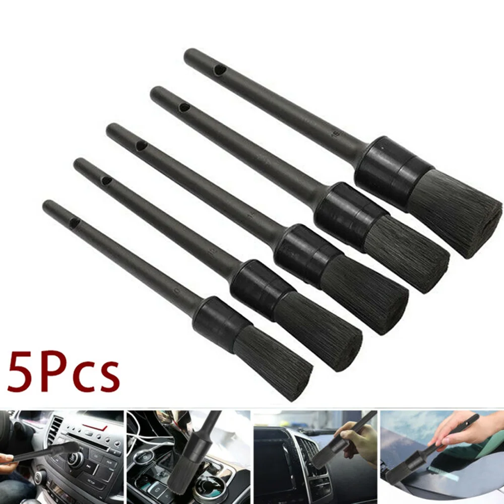 

5pcs/Set Detailing Brush Auto Car For Wheel Clean Interior Kit Plastic Vehicle Hot Sale