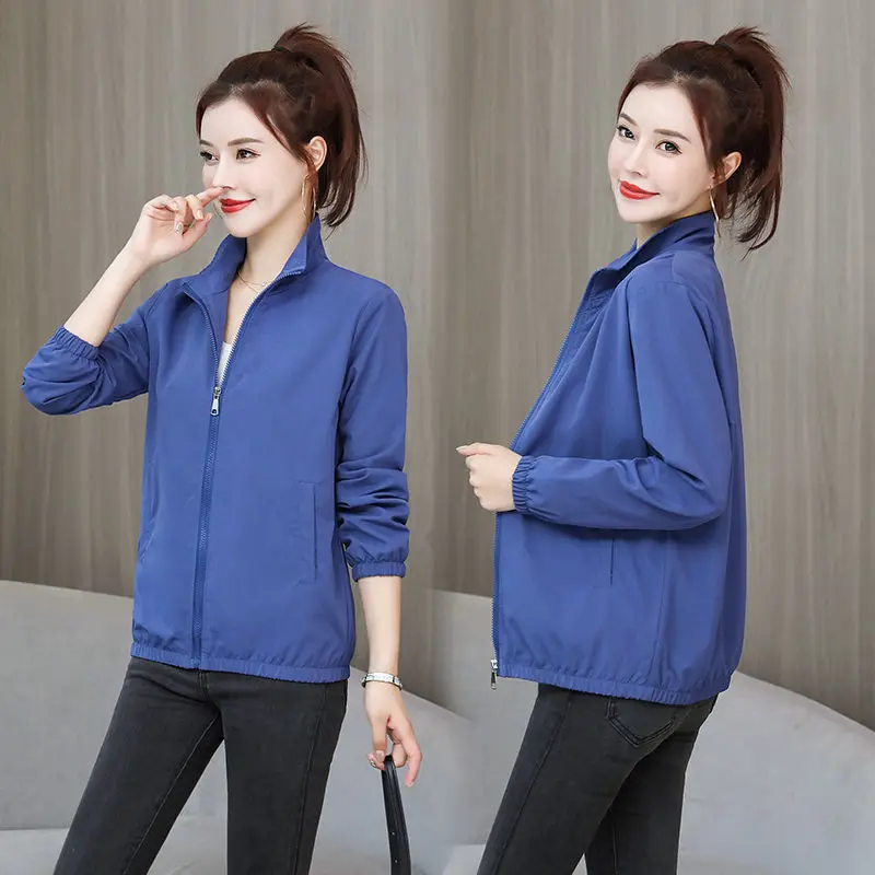 Новая женская куртка на весну и осень Повседневная Свободная Женская одежда