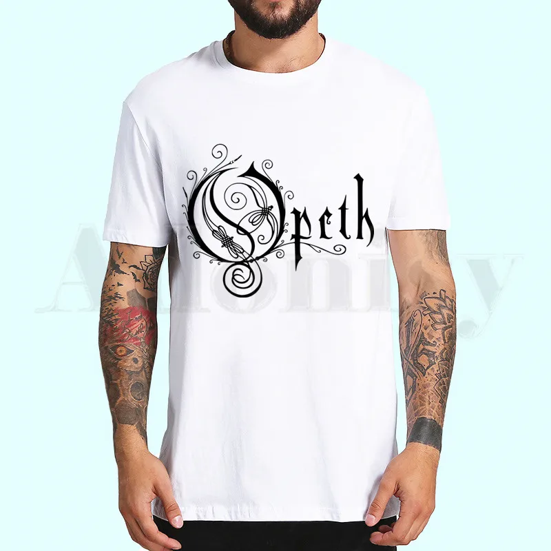 OPETH Heavy Metal Rock Band футболки для мужчин модные летние мальчиков Летняя футболка в