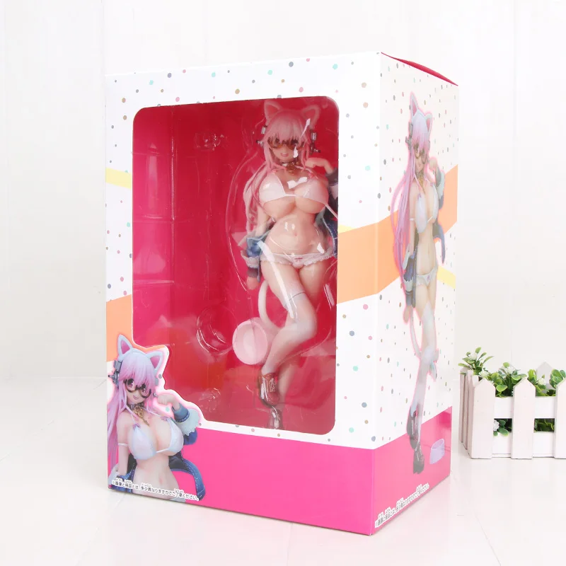 14118 25cm box Супер Sonico горячая девушка свадебное платье ver. Купальник бикини ПВХ фигурка SUPERSONICO коллекционный режим игрушка - Цвет: 14118 25cm box