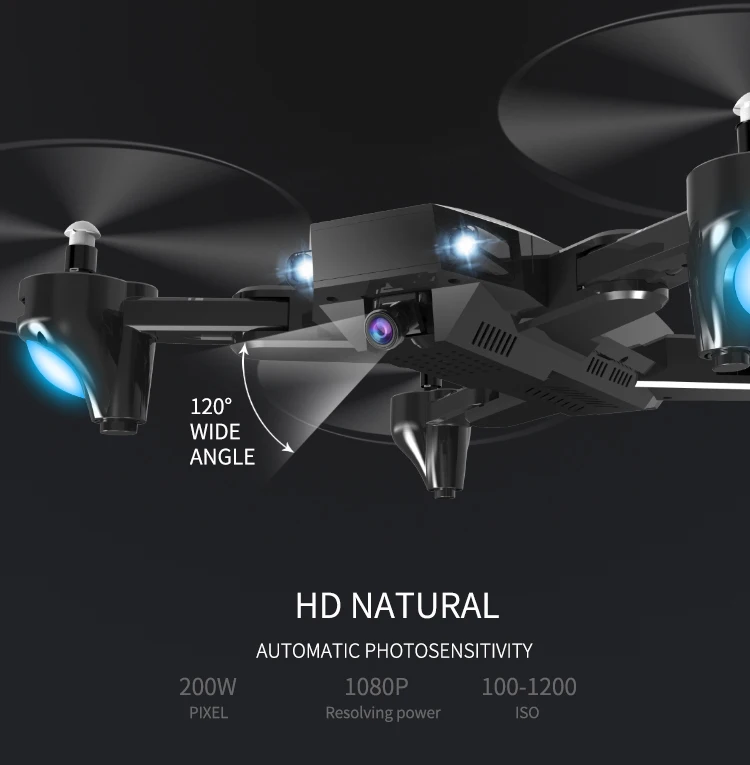 H13 RC 4K Дрон с широкоугольной WiFi HD камерой Дрон Профессиональный жестовой фотографии 1080P RC Квадрокоптер Вертолет VS LF606 E58 GD89