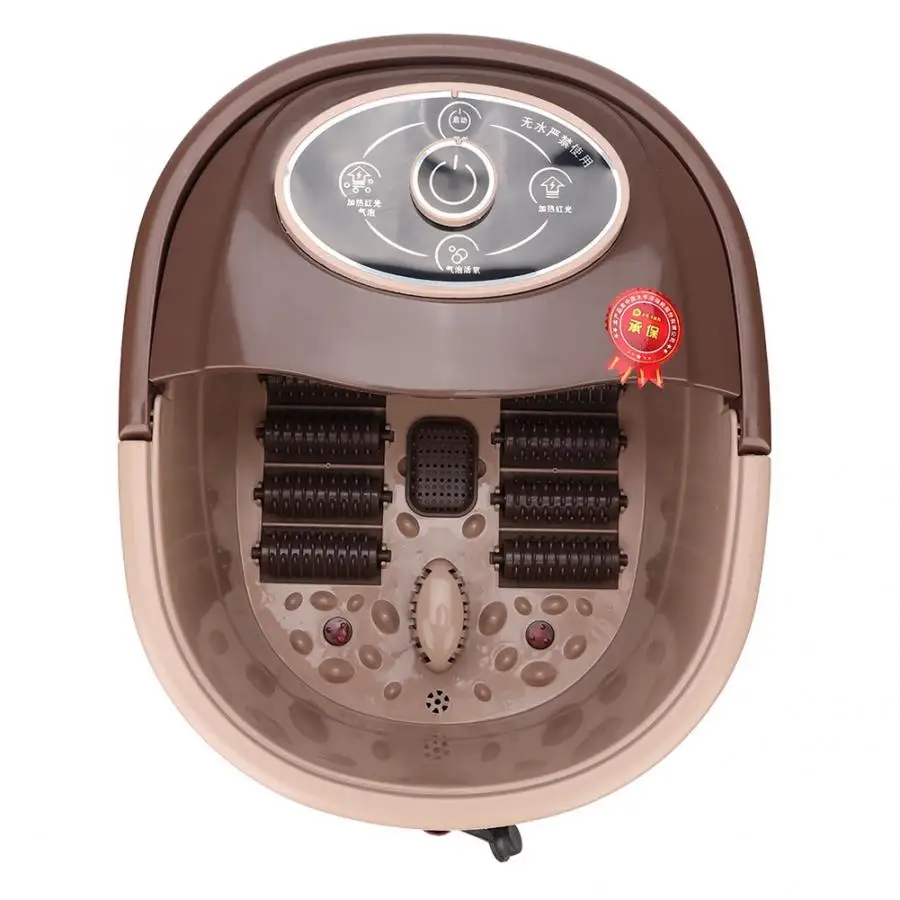 250V Electric Massage Foot Spa Bath Bubble Feet Massager Tub Machine CN Plug without Cover Massage Relaxation
