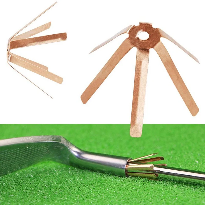 

10Pcs Universal Gold Shaft Adapter Brass Shims for .335 .350 .355 .370 Shaft