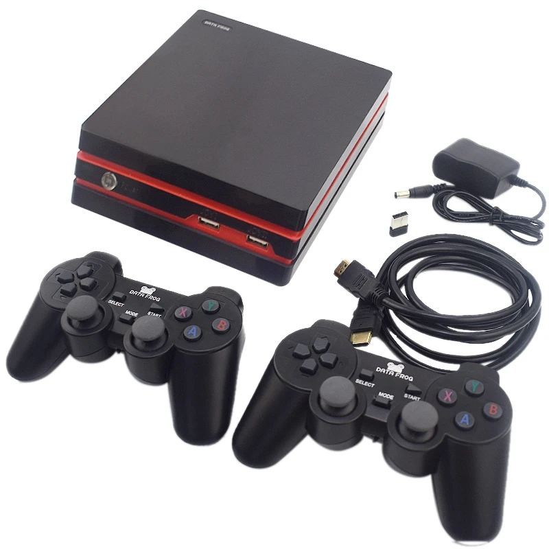 Data Frog Ретро игровая консоль с 2 4G беспроводным контроллером 600 Hdmi видео