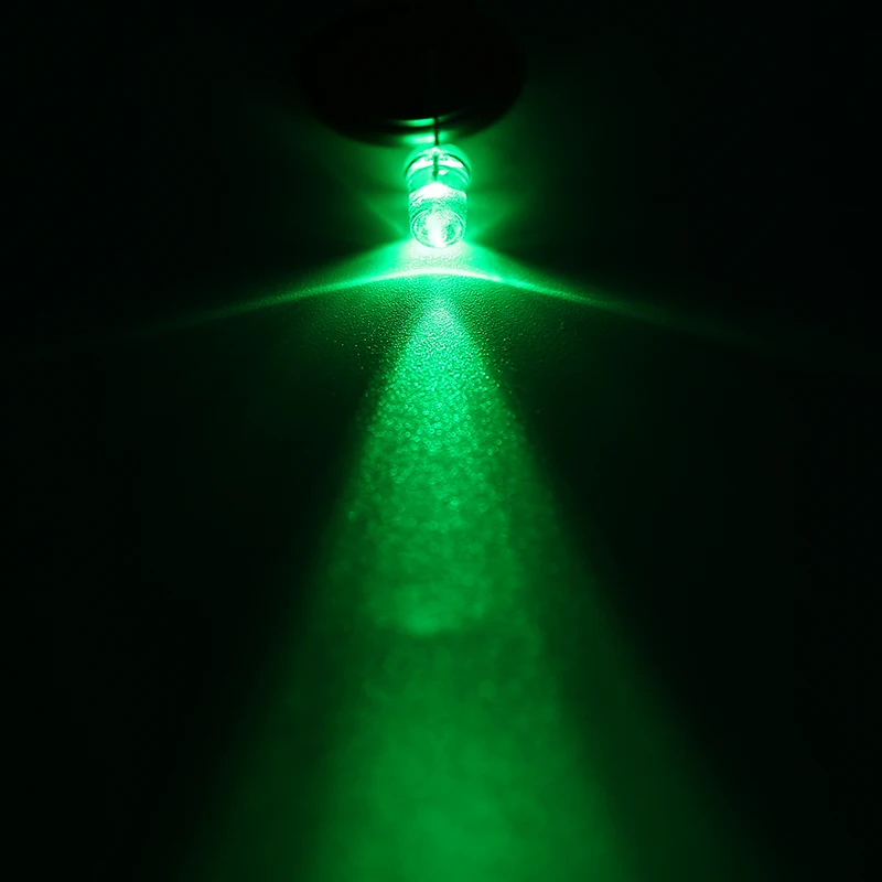 100 шт. 5 мм круглые светодиодные диоды набор прозрачный красный зеленый синий