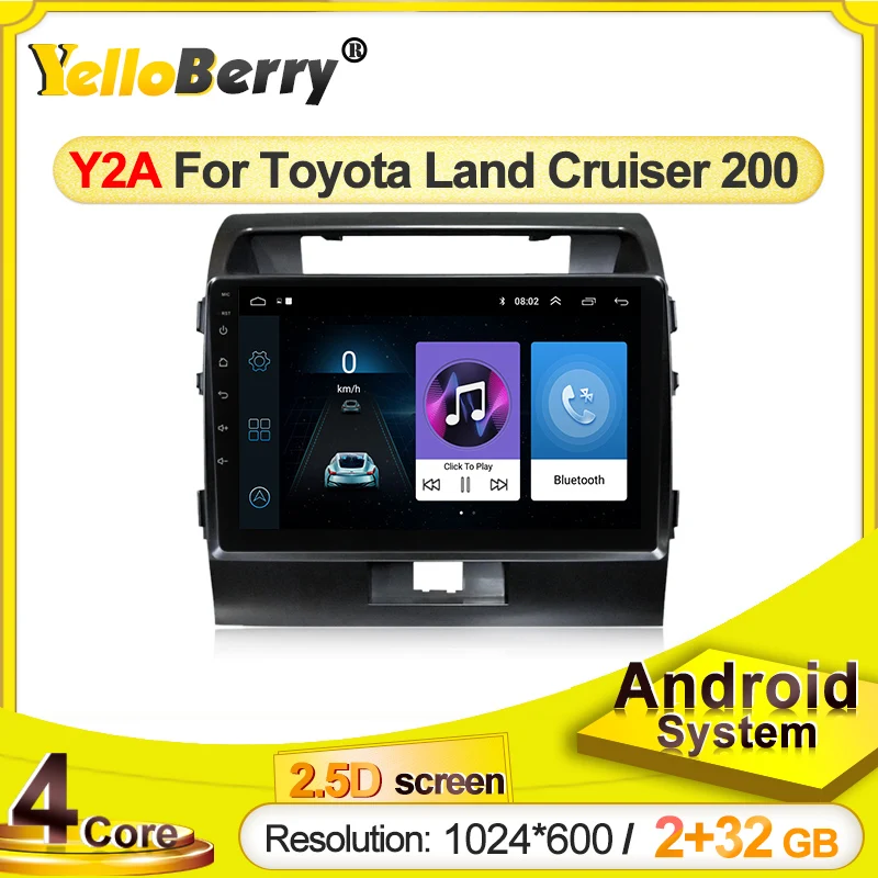 Для Toyota Land Cruiser 11 200 2007 2015 автомобильный Радио мультимедийный видео плеер