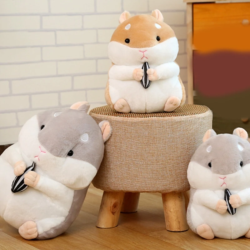 

Cute Plush Toys Kawaii Bag Backpack Pendant Keychain Stuffed Animals Kids Children Birthday Gift Hamster Doll плюшевые брелоки