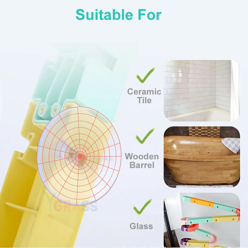 Детские игрушки для ванной настенная присоска Мраморная гоночная трасса ванная