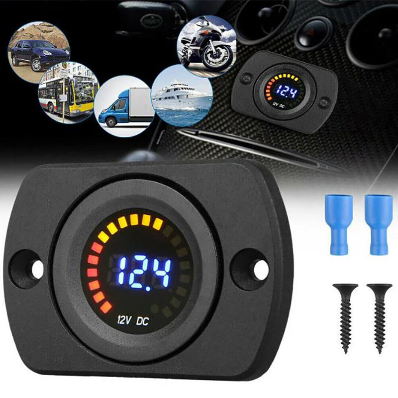12 В автомобильный индикатор уровня заряда свинцово кислотной батареи тестер