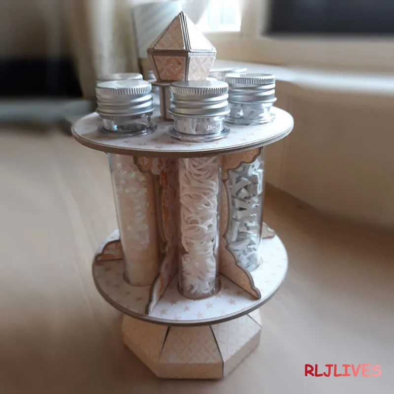 Тестовая трубка карусель металлические режущие штампы трафареты для DIY штамп