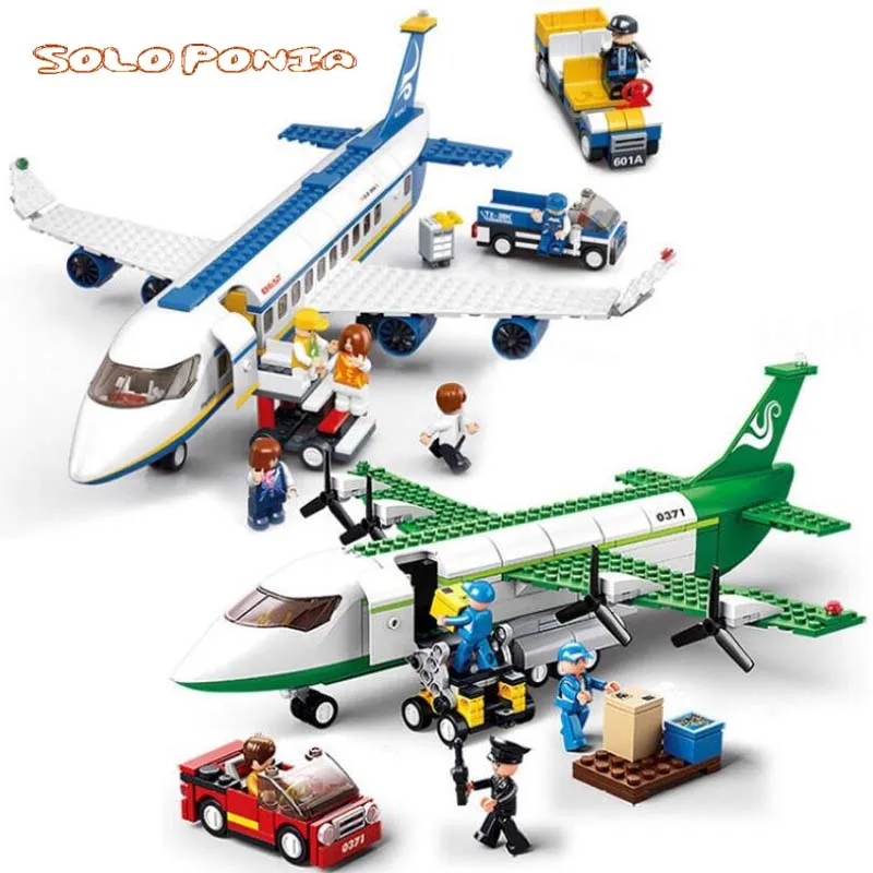 Конструктор городской самолет из 383 блоков совместимый с Lego|model aircraft|lego modelmodel building