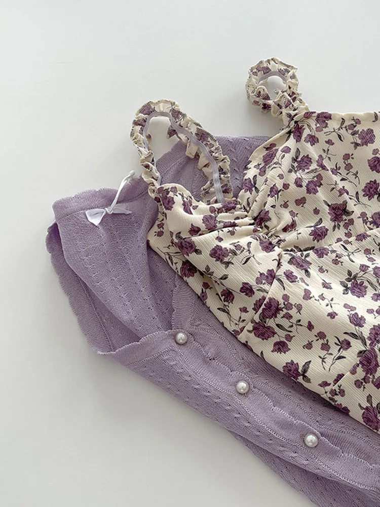 Женский сарафан средней длины на бретельках повседневный элегантный пляжный в