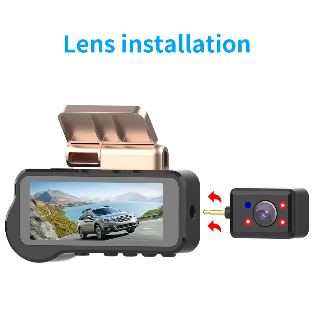 Новейший 1080P 3 16 дюймовый автомобильный видеорегистратор G-сенсор монитор