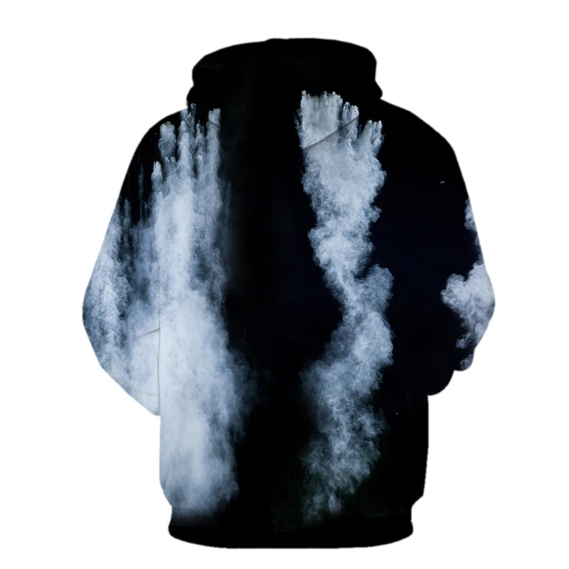 Толстовка унисекс оверсайз на молнии с 3D-принтом | Мужская одежда