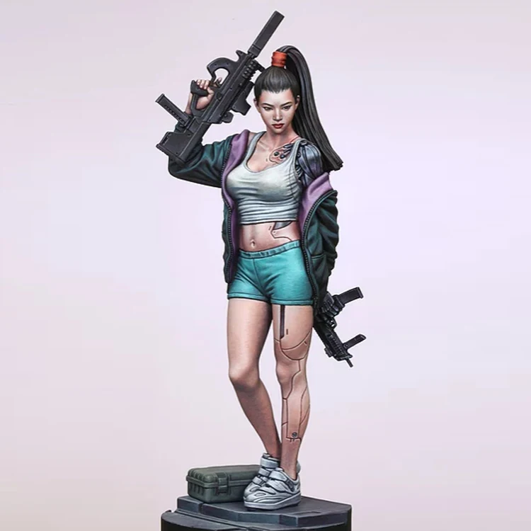 1/24 плохая кровь 2 фигурка модели из смолы GK несобранный и Неокрашенный