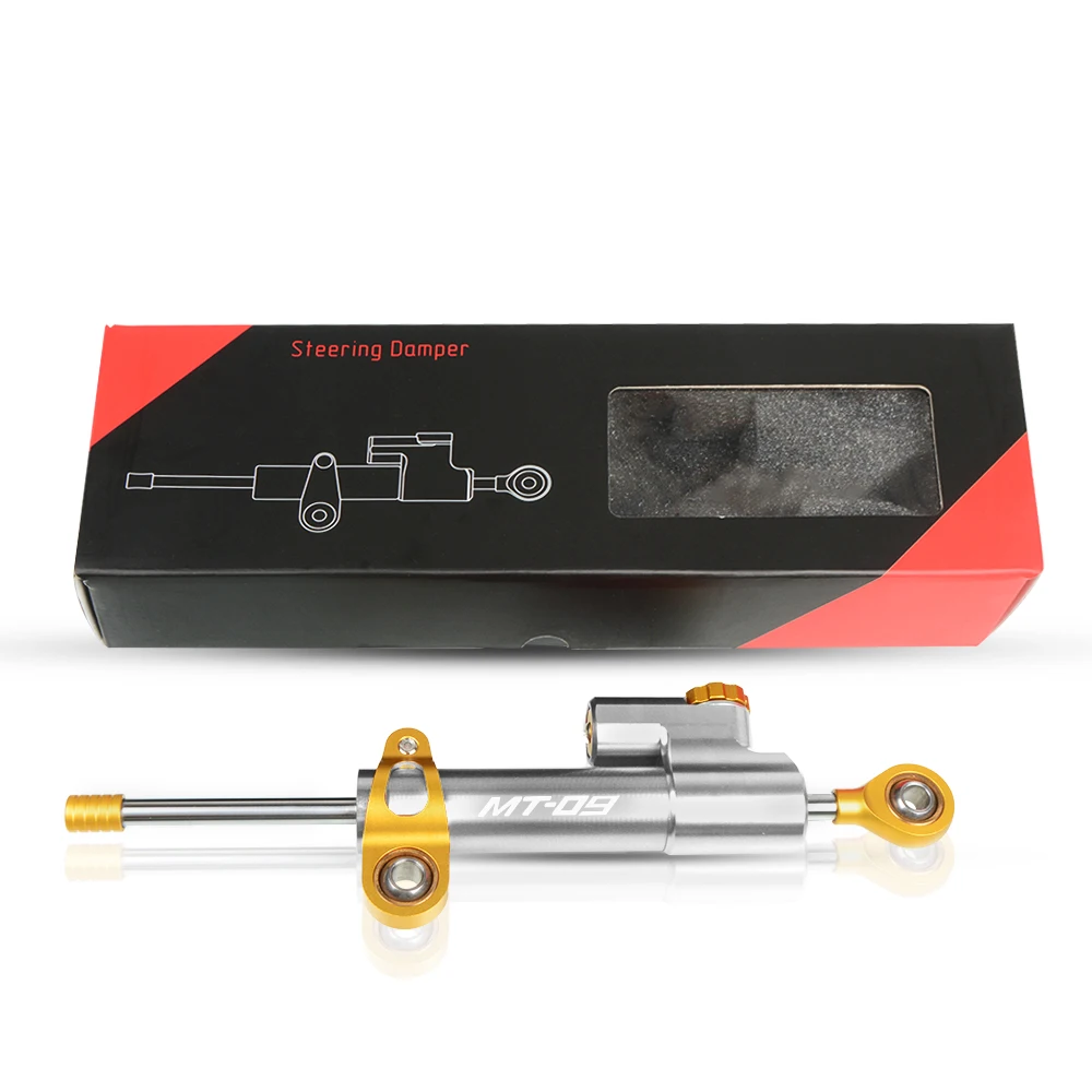 

Motorcycles Adjustable Steer Damper Mounting Bracket Kit Steering Stabilizer Damper For YAMAHA MT-09 MT09 2013 2014 2015 2016