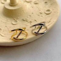 925 sterling silver korean multi layer irregular line opening index finger ring female simple hand jewelry wholesale