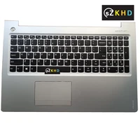 new us keyboard with shell c cover palmrest upper case touchpad for lenovo ideapad 310 15 isk abr 510 15isk ikb silver case
