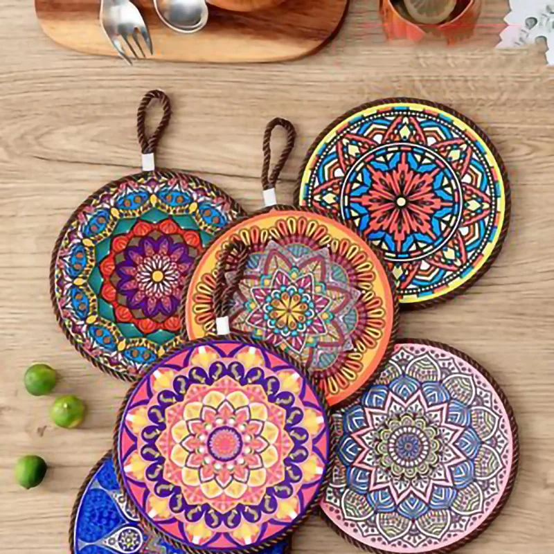 Керамические коврики домашние для стола с защитой от ожогов кастрюль