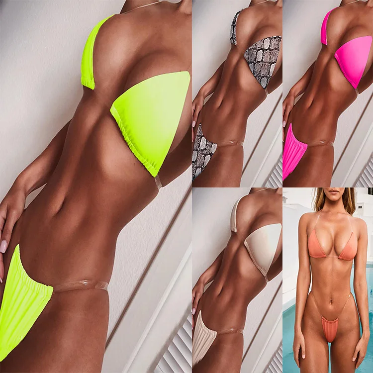 Бикини стринги женские бикини микро женский купальник Танга сексуальные