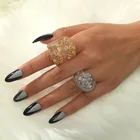 Женское винтажное акриловое кольцо в стиле Бохо, 1-2-3 шт.комплект