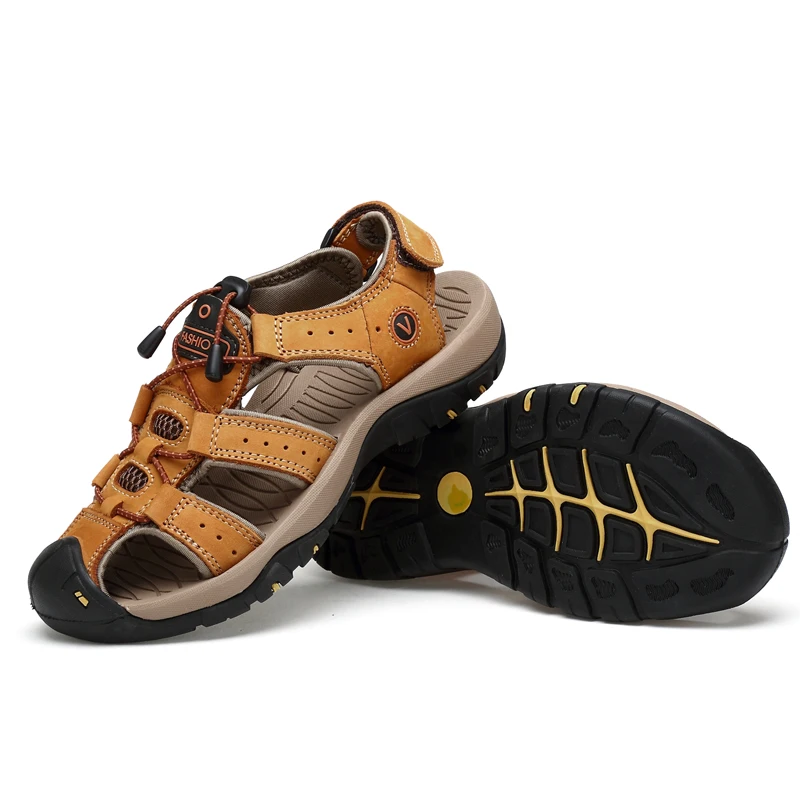 

genuino cuir man ete genuine for sandal sandel ritable sandalen sandalle zandalias men uomo sandles herren piel masculina v de