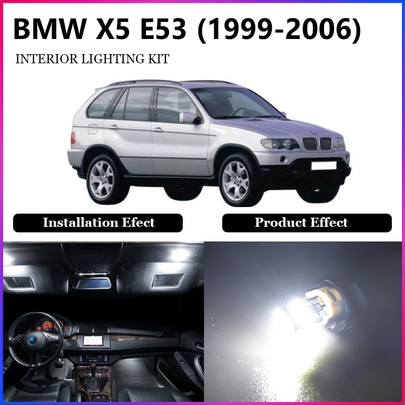 

ShinMan19X светодиодный автомобильный светильник автомобиля светодиодный интерьер автомобиля светильник ing для BMW X5 E53 x5 1999-2007 светодиодный Свет...