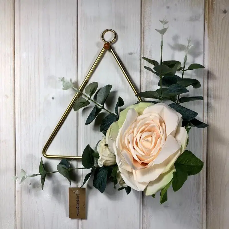 Геометрическая металлическая гирлянда подвесное украшение для дома