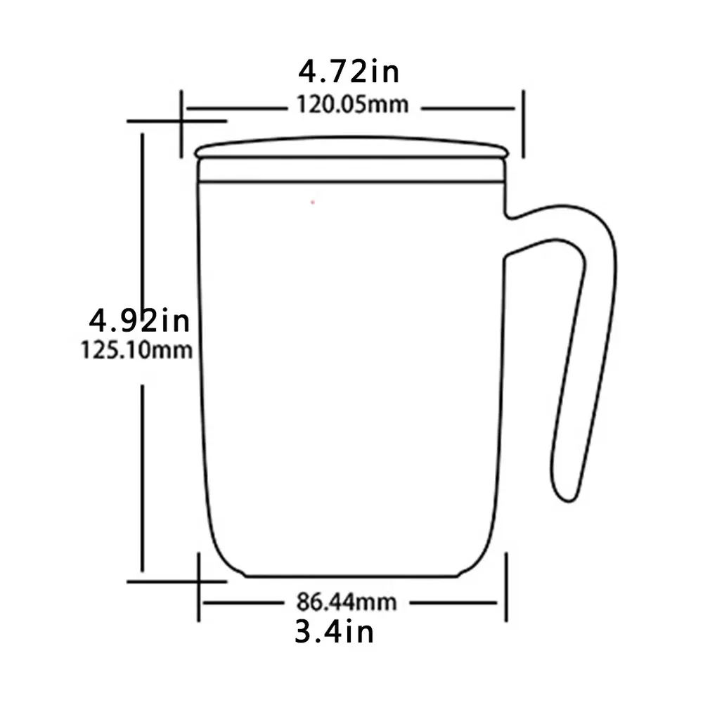 

Intelligent Temperature Difference Automatic Mixing Cup Electric Magnetized Stirring Coffee Cup Without Charging