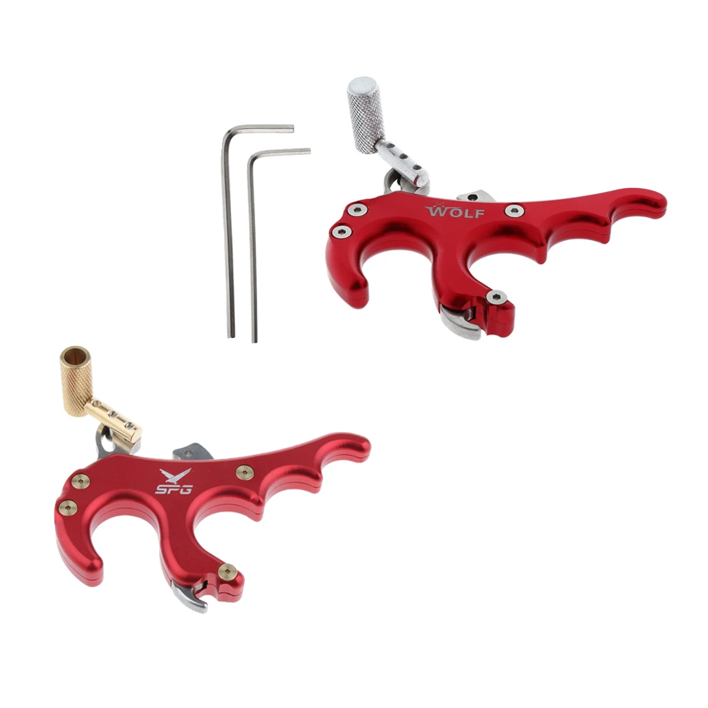 2 шт. блочный лук для стрельбы из лука триггер 4 пальца захват аксессуары целевой