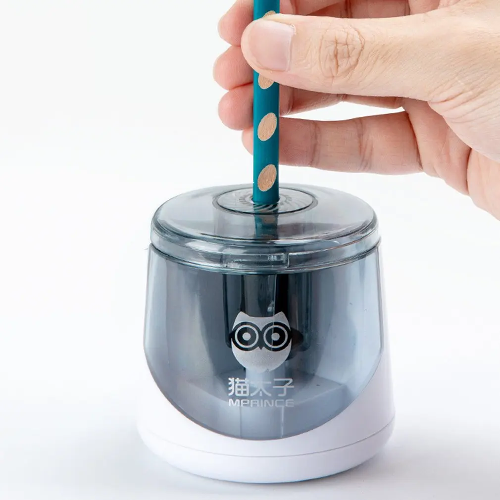 

USB Electric Pencil Sharpener Automatic Pencil Sharpeners For Office School Single Hole Pencil Sharpener