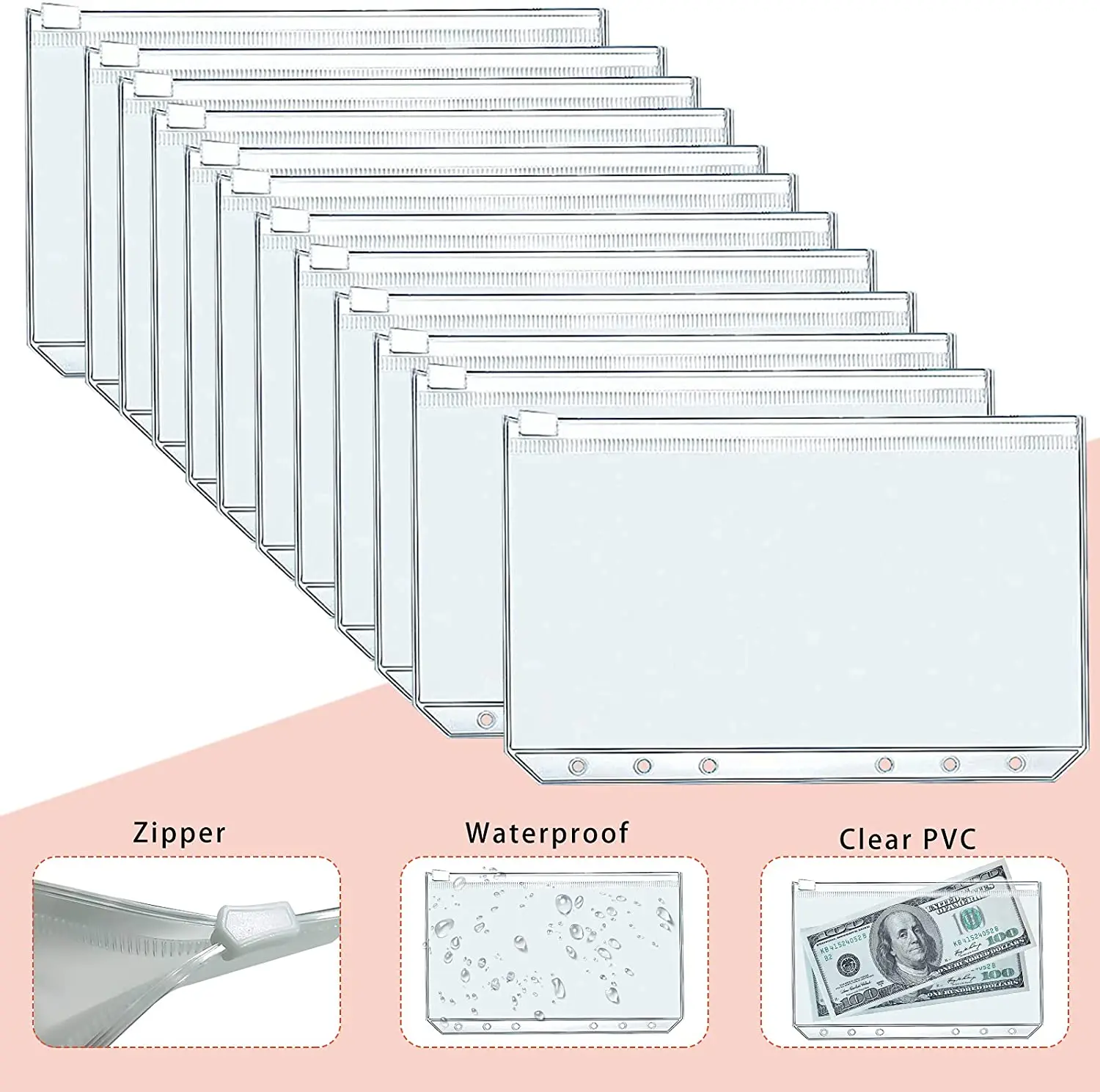 29 шт. A6 бюджет планировщик бюджета связующего с денежным конверты 6 кольцо