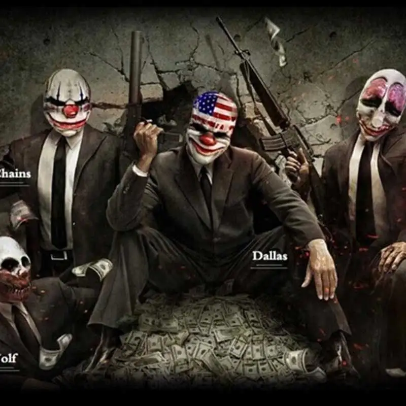 Маска клоуна для Хэллоуина страшная Маскарадная маска вечерние маскарадные