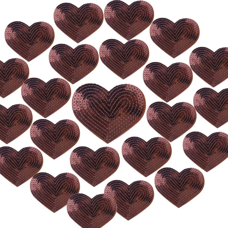 10 шт. патчи с блестками и сердечками для детей