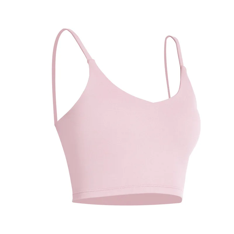 

New feshion v-neck sports yoga gym bras tank top fitness women soft running underwear athletic vest crop top sexy sports bras