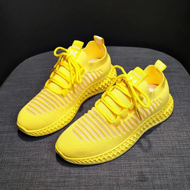 Женские сетчатые кроссовки повседневная обувь на массивной платформе дышащие