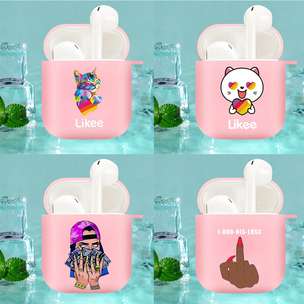 

Silicone Cover for Airpods 1/2 Earphone make money likee cartoon cat Protector Fundas Airpods Case Air Pods Charging Box Bags