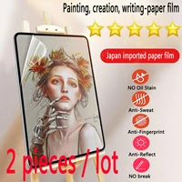 paper like screen protector film matte pet painting write for apple ipad 9 7 air 4 3 2 10 5 10 9 2020 m1 pro 11 10 2 7th 8th gen