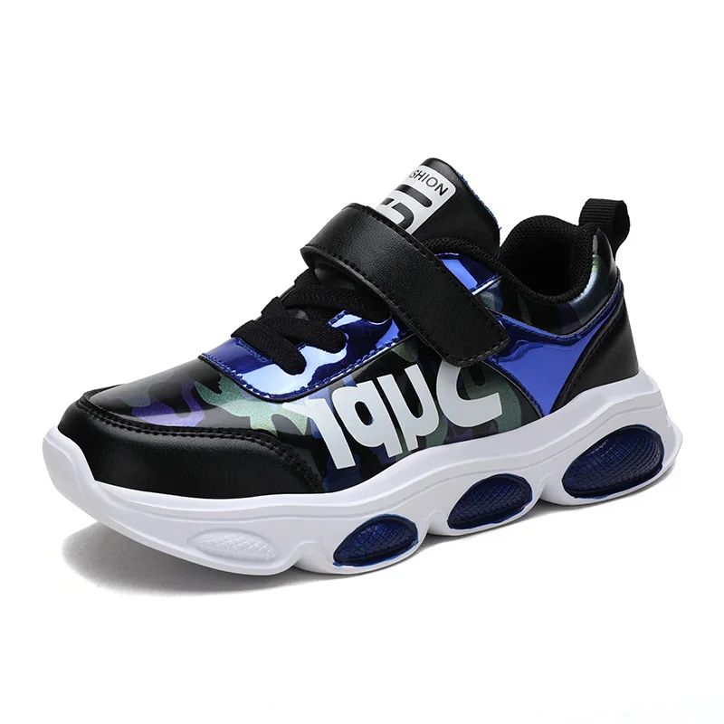 2019 Осенние новые стильные детские кроссовки для мальчиков и девочек уличные