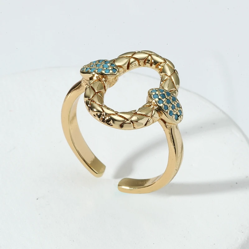 

2021 NEW Trend Fashion Rings Mosaic Diamond Zircon Rings For Women Adjustable Rings Wedding Party Statement Jewelry Gift
