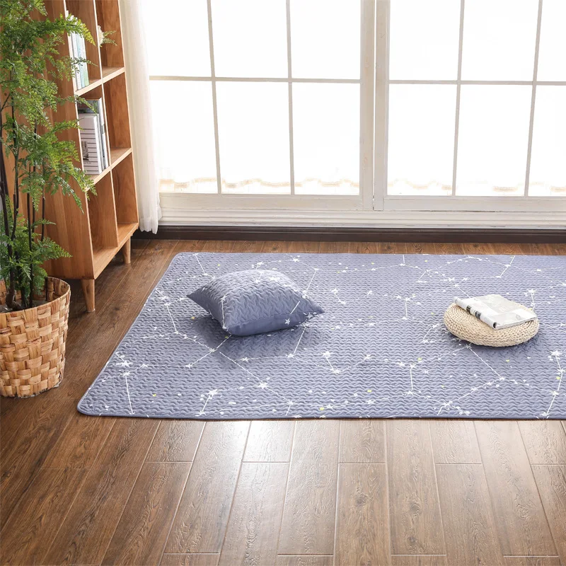 Ковер в полоску хлопковая ткань изготовленная на заказ подушка для гостиной