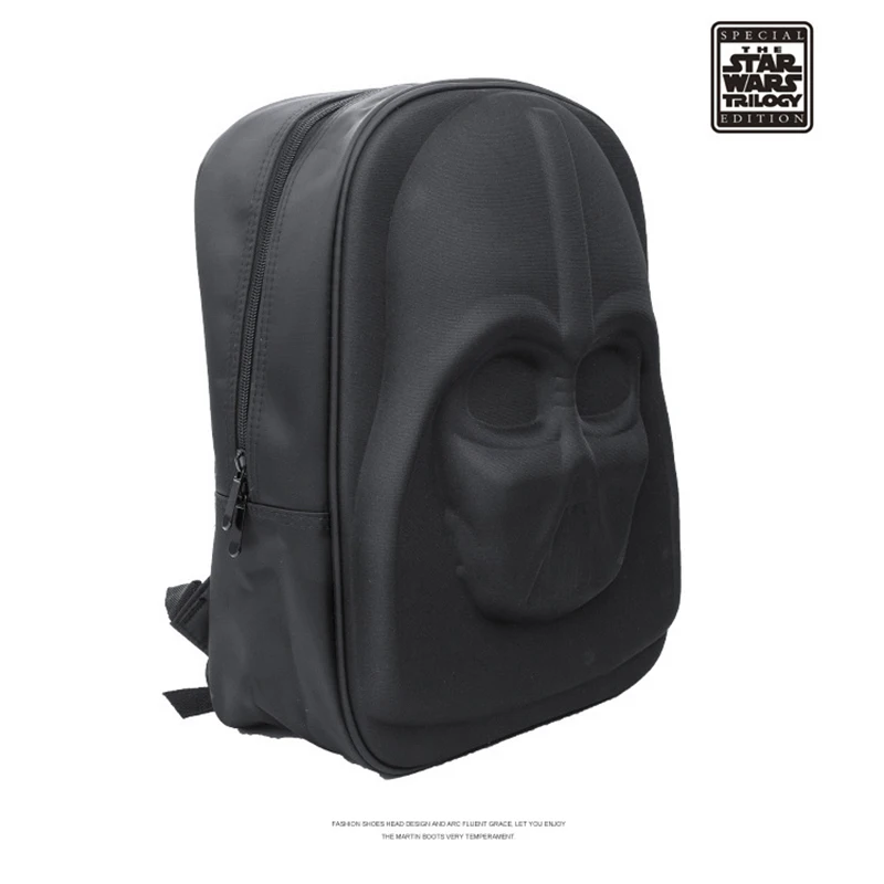 

Star Wars 3D Stereo Backpack Darth-Vader Stormtrooper Computer Anime Bag School Bag PU Leather Casual Creative Gift for Children
