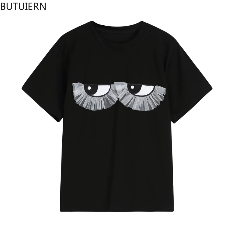 

T Shirt for Women Aesthetic Clothes Y2k Top Summer Vintage Streetwear Short sleeve round neck pullover print T-shirt