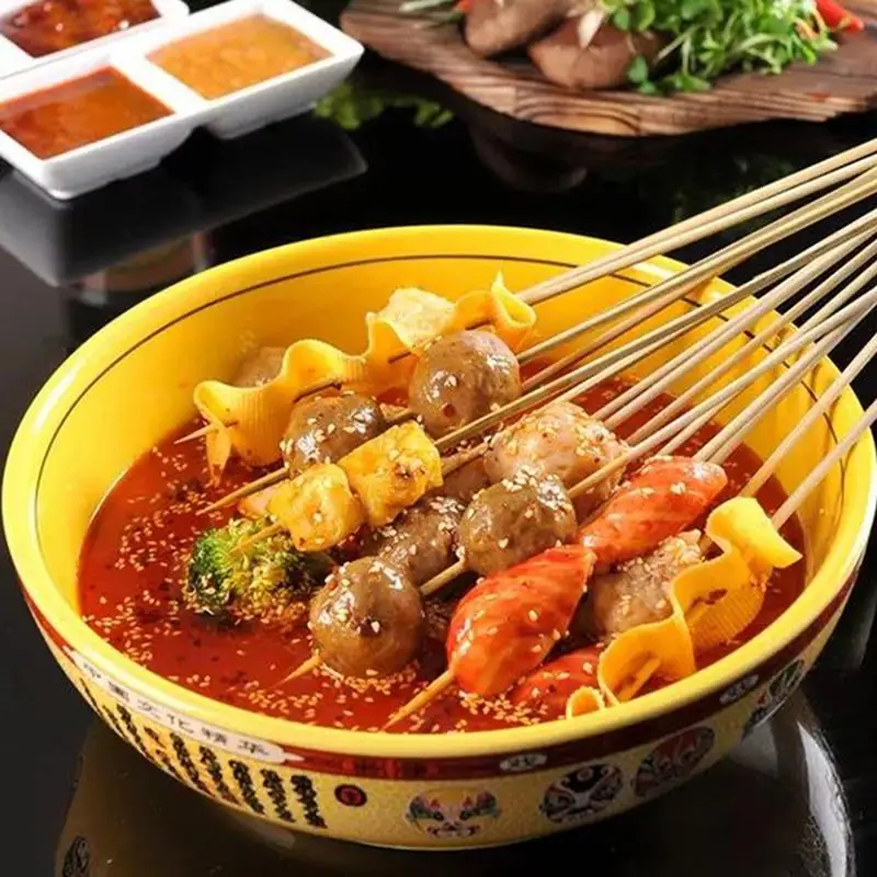 Палочки бамбуковые 100 для мяса 35 см/3 мм Деревянные Шпажки барбекю шт. | Дом и сад
