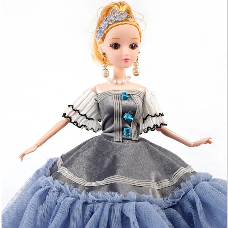 Кукла 50 см креативная зимняя свадебная принцесса подарочный набор игрушка для