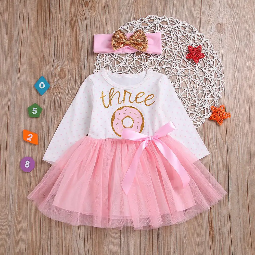 Детское платье для маленьких девочек розовое принцессы вечерние 2nd во первых 1st