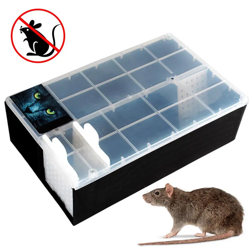 

Automatic Mousetrap Continuous Mouse Trap Plastic Mice Rodent Cage Reusable Catch Rat Device Humane Mouse Control Killing Tool