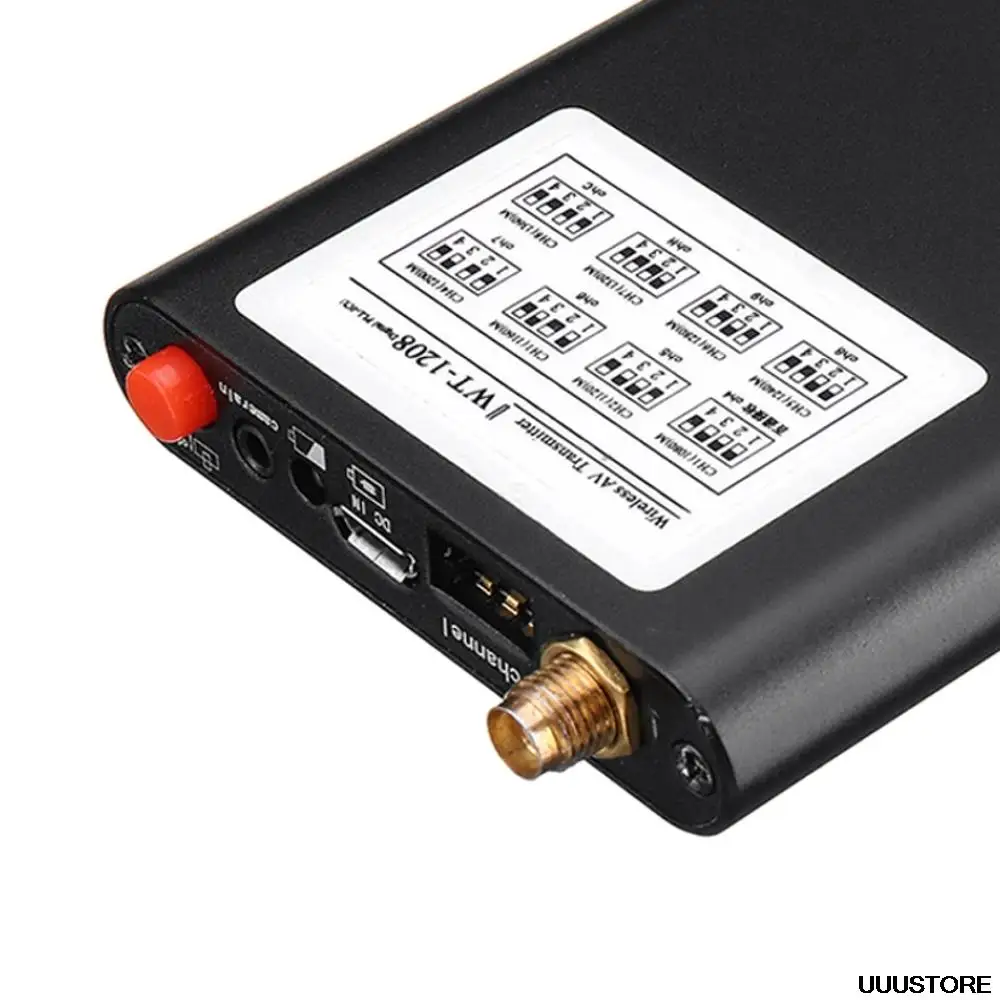 1 3G 2 Ghz/1 3 Ghz 8CH 1W беспроводной аудио видео передатчик приемник Combo встроенный 3000mAh